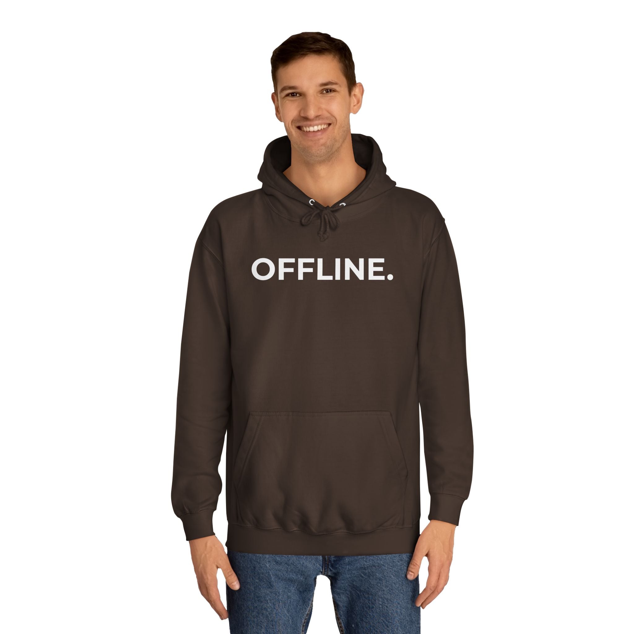 OFFLINE. Heavy Hoodie — Unisex College Hoodie